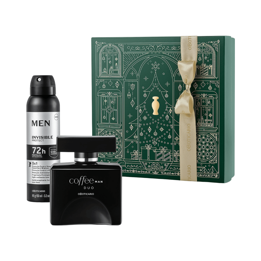 Kit Presente Natal Coffee Man Duo & Men (2 itens)