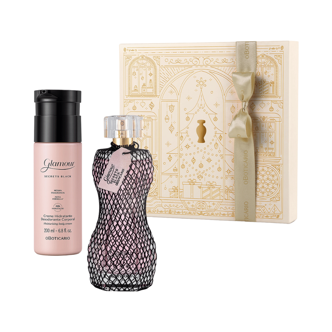 Kit Presente Natal Glamour Secrets Black (2 itens)
