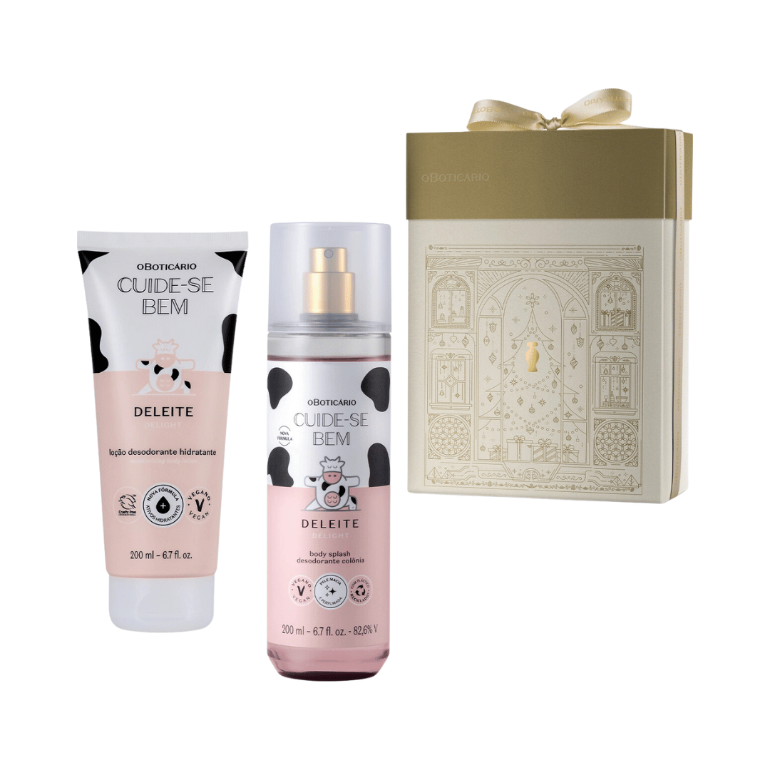 Kit Presente Natal Cuide-Se Bem Deleite (2 itens)