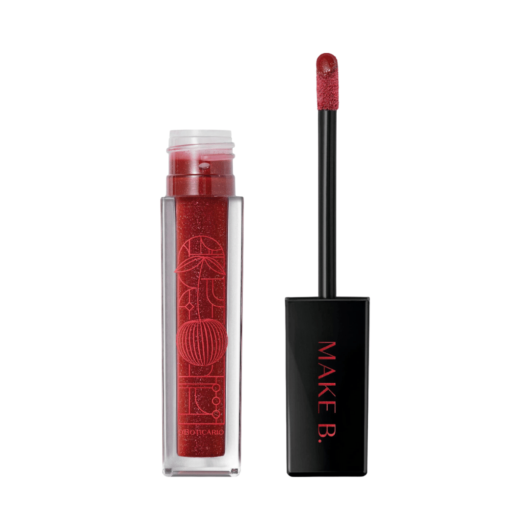 Gloss Labial Vermelho Dark Cherry Make B. Cereja Rouge