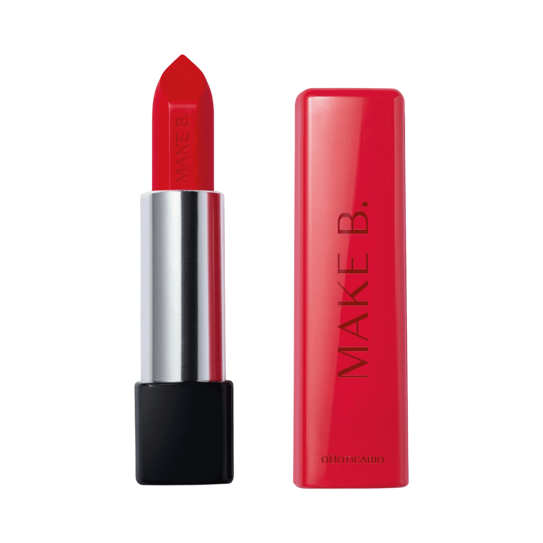Batom Vermelho Red Cherry Cremoso Make B. Cereja Rouge