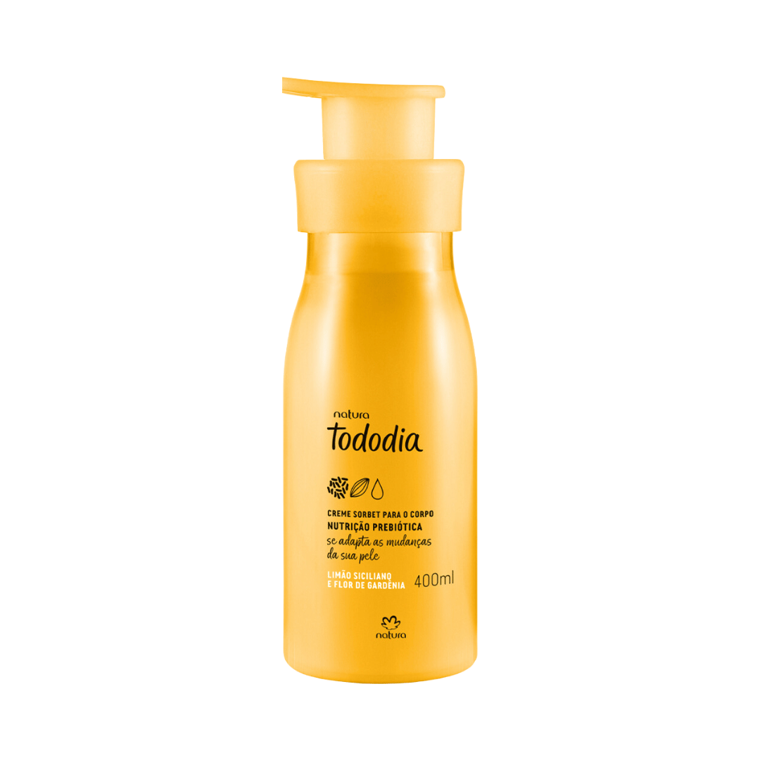 Sorbet Desodorante Nutritivo para o Corpo Todo Dia Limão Siciliano e Flor de Gardênia 400ml