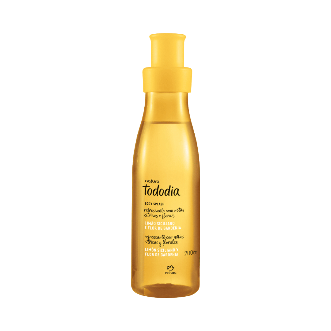 Body Splash Desodorante Colônia Todo Dia Limão Siciliano e Flor de Gardênia 200ml