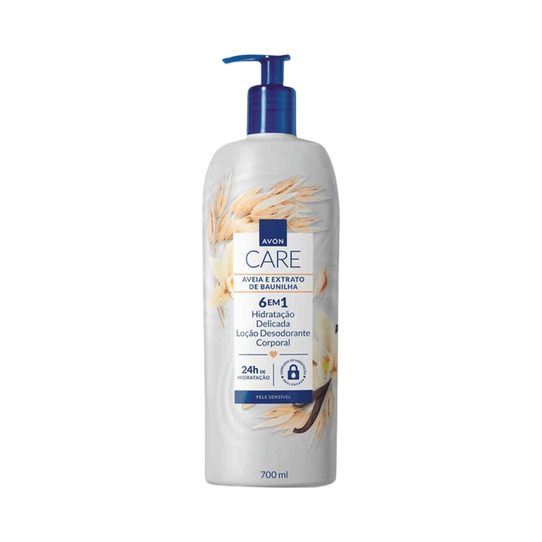 Loção Desodorante Corporal Avon Care Aveia e Extrato De Baunilha 700ml