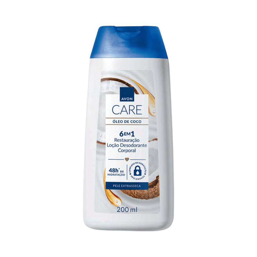 Loção Desodorante Corporal Avon Care Óleo de Coco 200ml