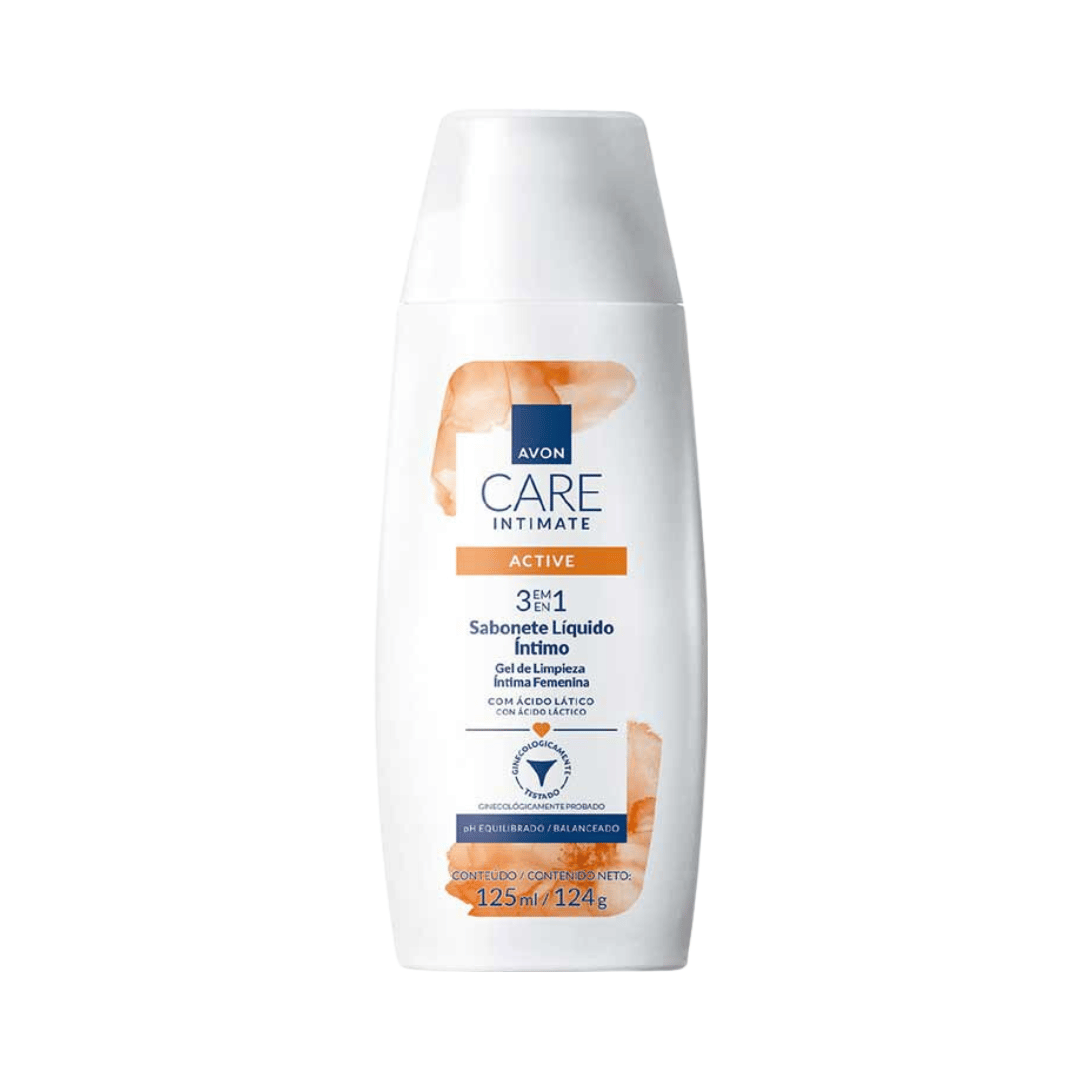 Sabonete Líquido Íntimo Active Avon Care Intimate 125ml