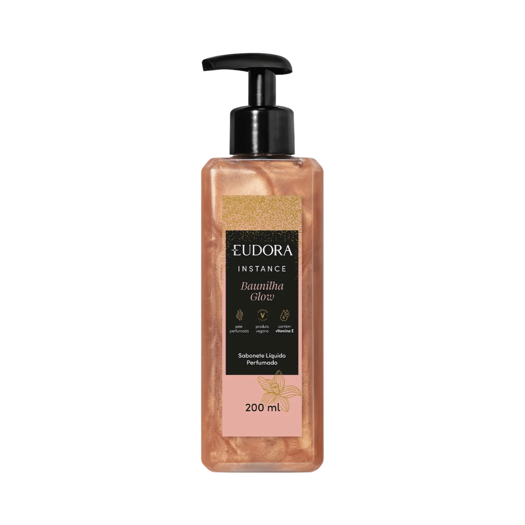 Sabonete Líquido Perfumado Instance Baunilha Glow 200ml