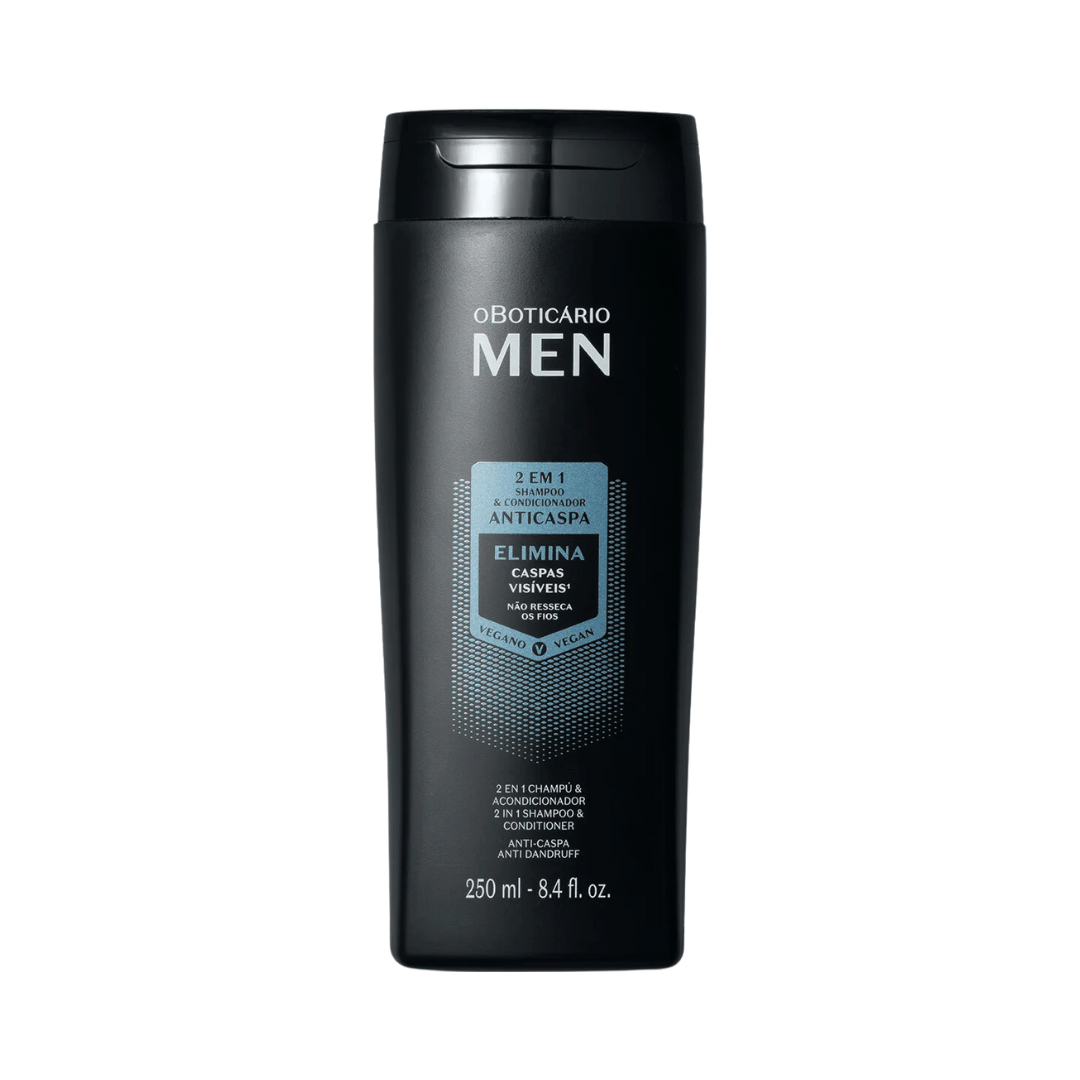 Shampoo e Condicionador Anticaspa 2 em 1 Men 250ml