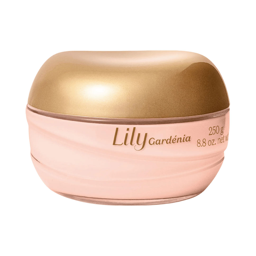 Creme Acetinado Hidratante Desodorante Corporal Lily Gardénia 250g