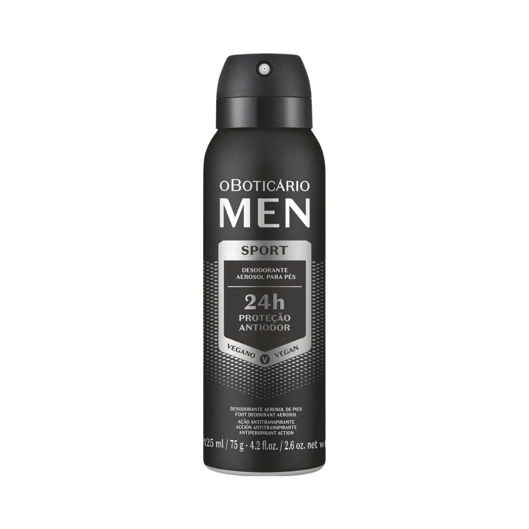 Desodorante Aerosol Para Os Pés Men Sport 125ml
