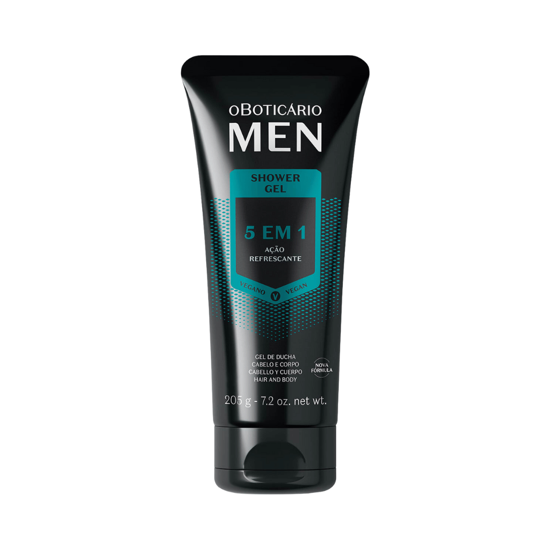 Shower Gel 5 em 1 Cabelo e Corpo Men 205g