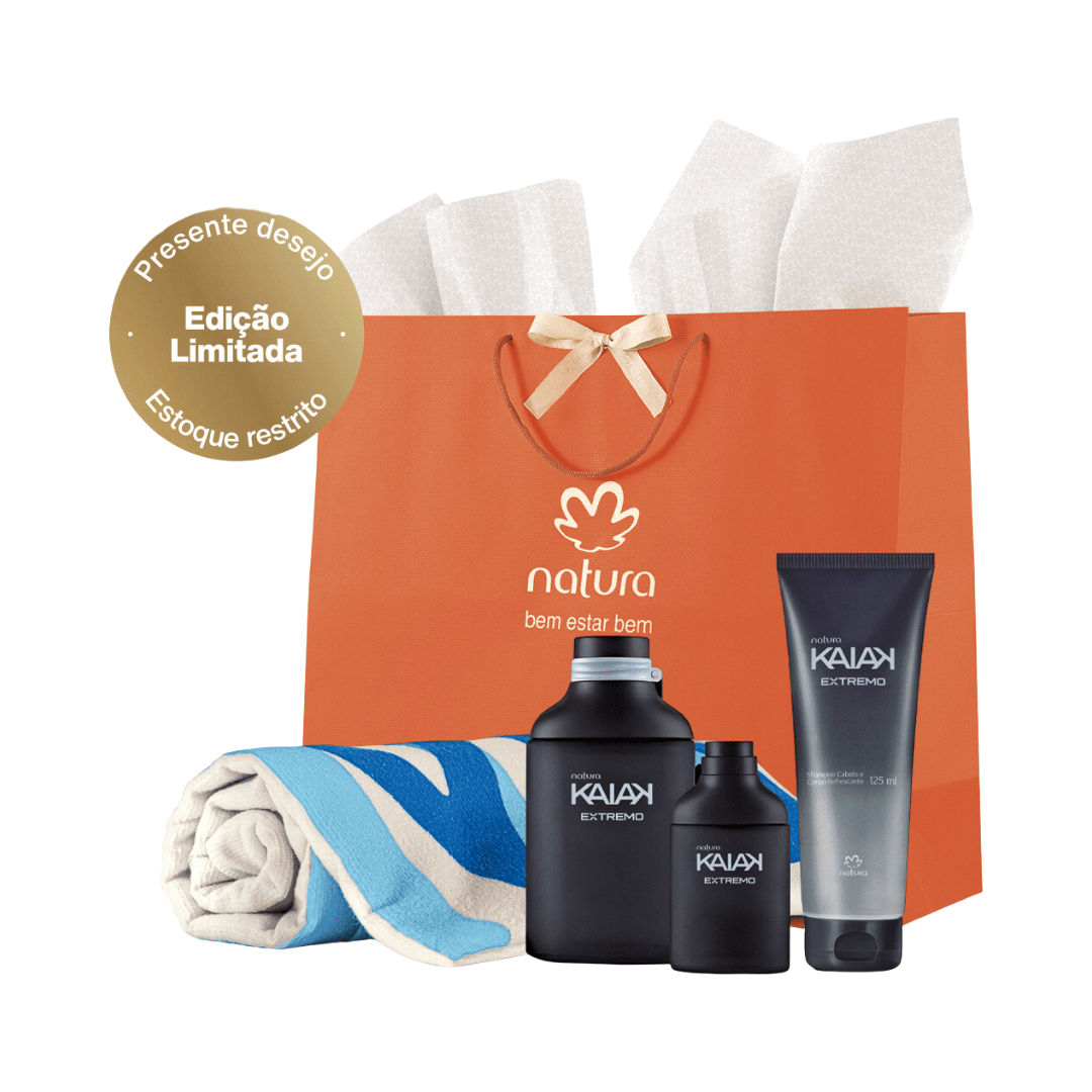 Presente Natura Kaiak Extremo Masculino com Toalha