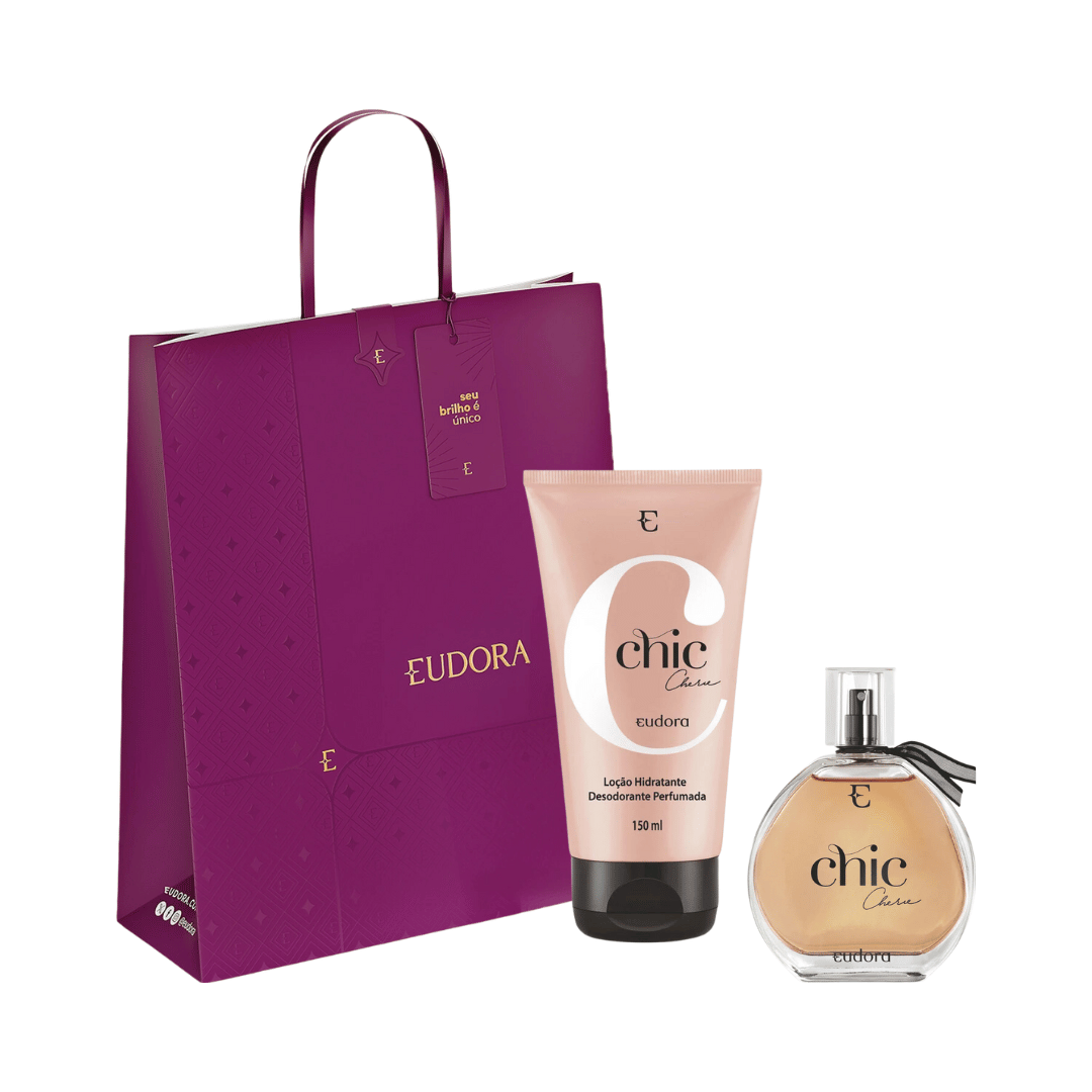 Presente Chic Cherrie Deo Colônia + Loção
