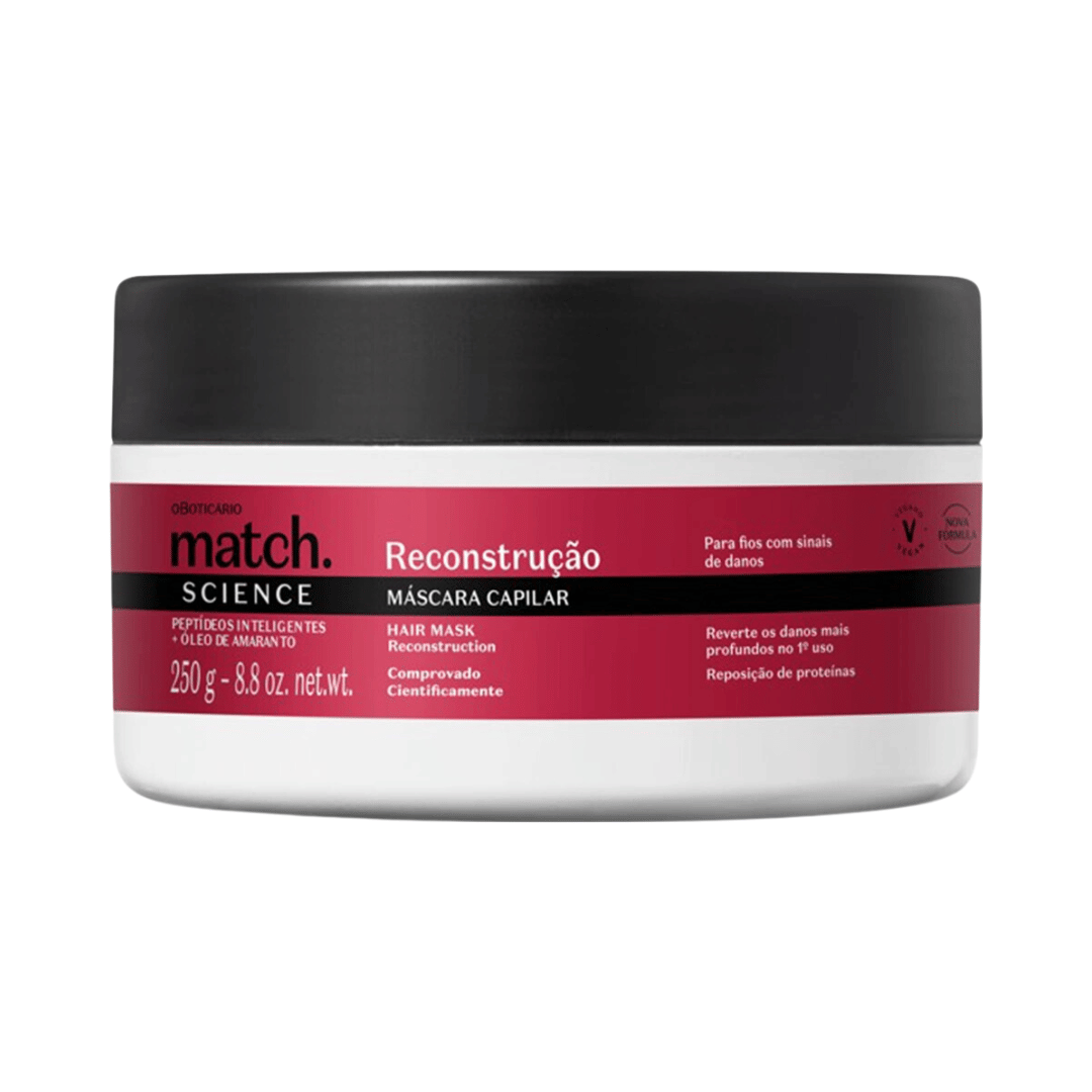 Máscara Capilar Match Science Reconstrução 250g