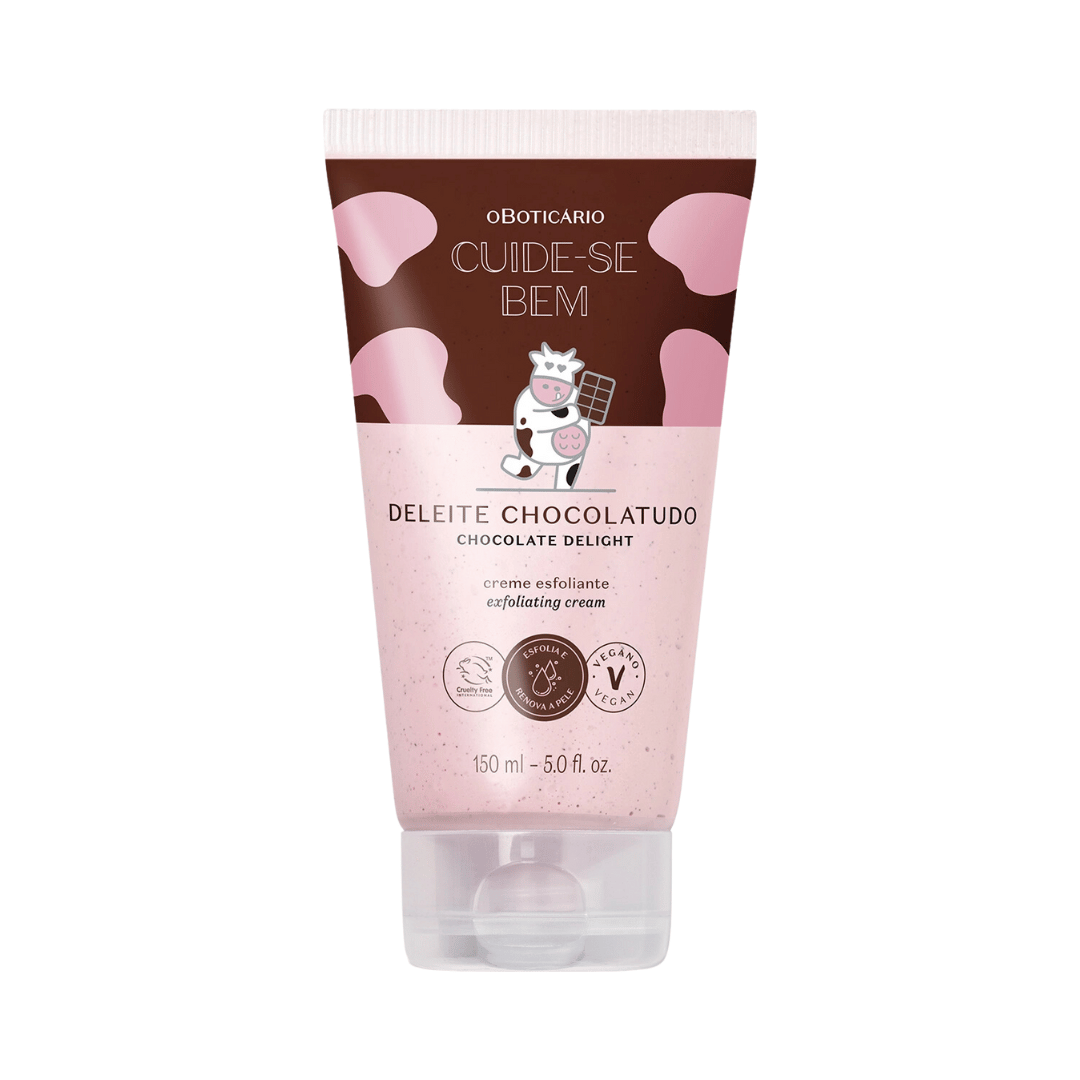 Creme Esfoliante Corporal Cuide-se Bem Deleite Chocolatudo 150ml