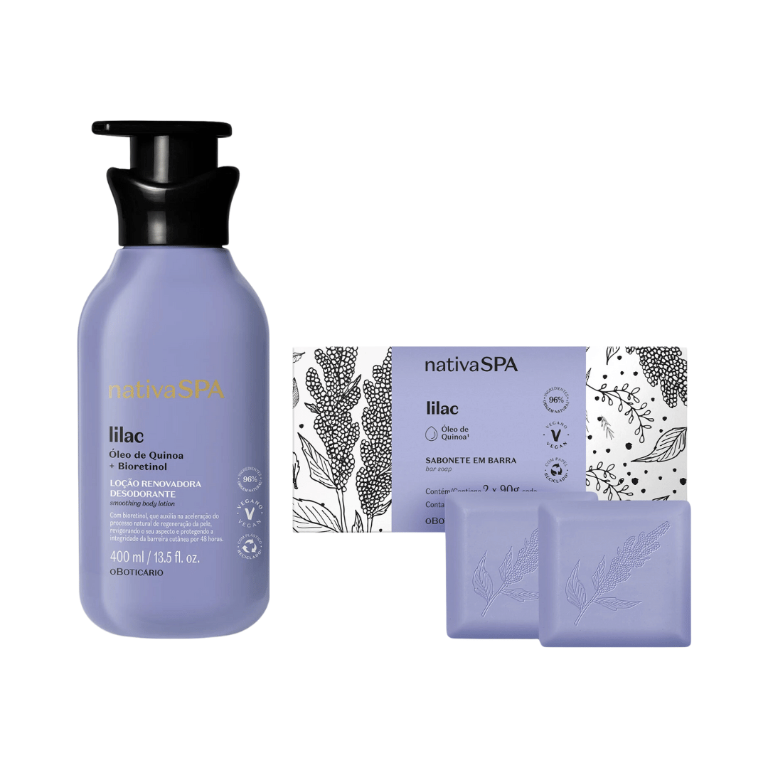 Kit Presente Natal Nativa Spa Lilac