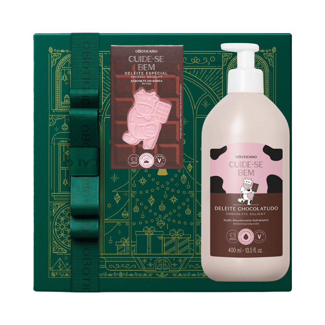 Kit Presente Natal Cuide-Se Bem Chocolatudo