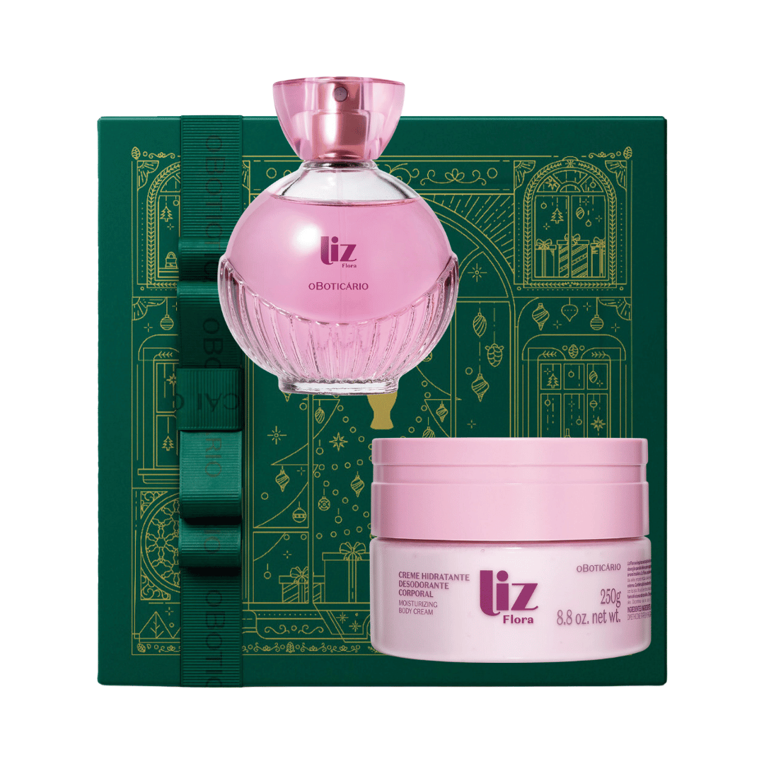 Kit Presente Natal Liz Flora