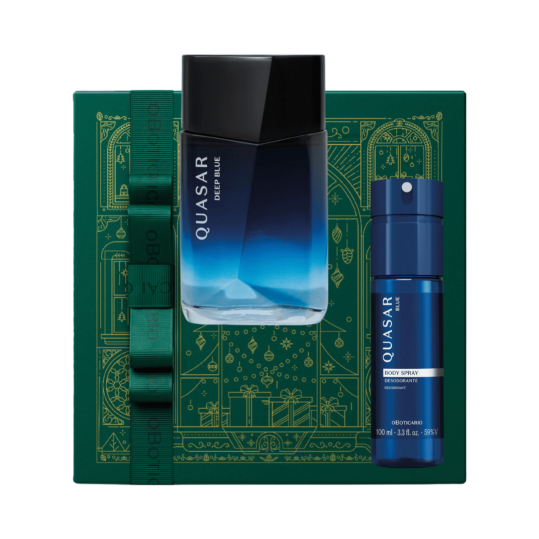 Kit Presente Natal Quasar Deep Blue