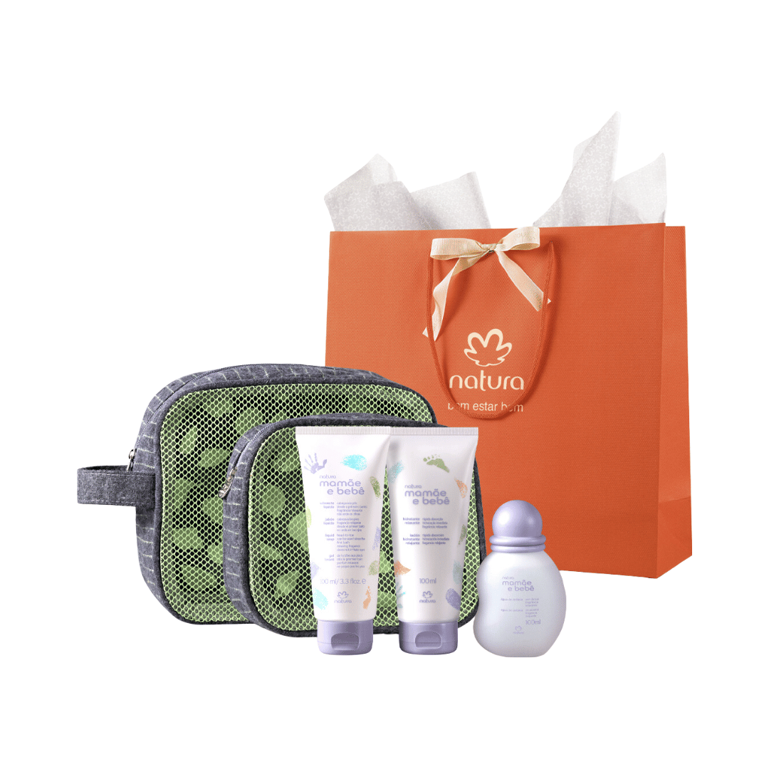 Presente Natura Mamãe e Bebê Relaxante com Nécessaire
