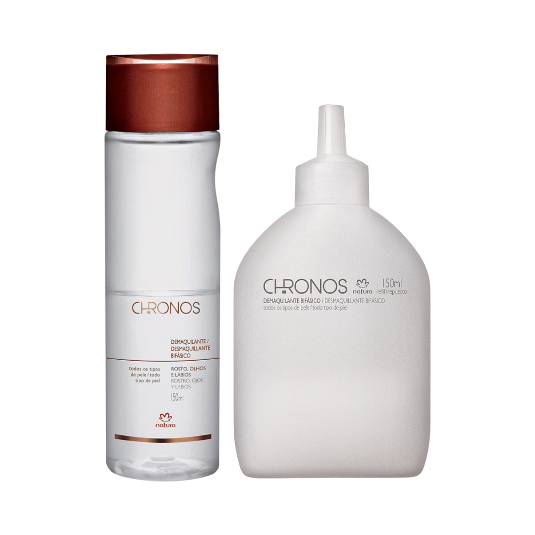 Kit Demaquilante Bifásico 150ml + 1 Refil Demaquilante Bifásico 150ml