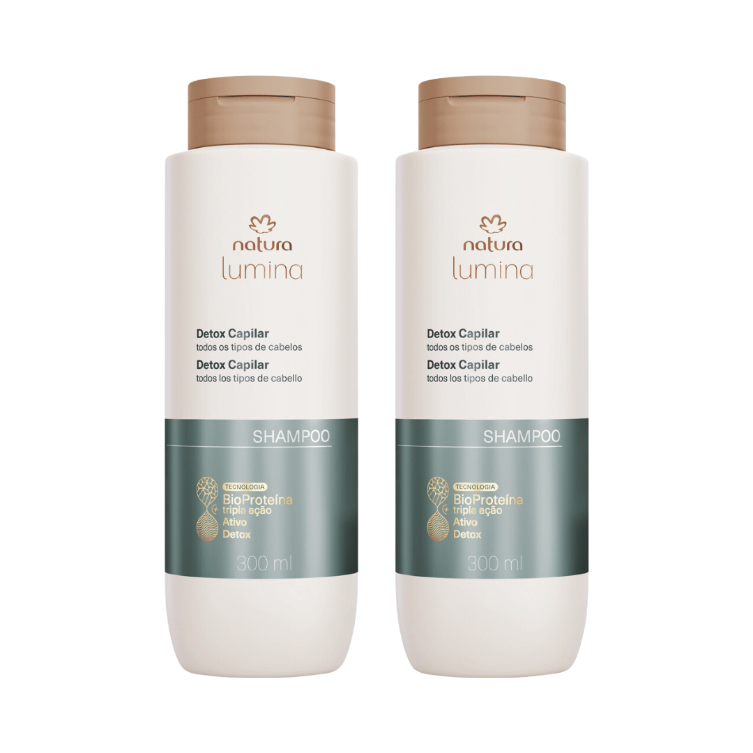 Kit Detox Capilar - 2 Shampoos Detox Lumina 300 ml