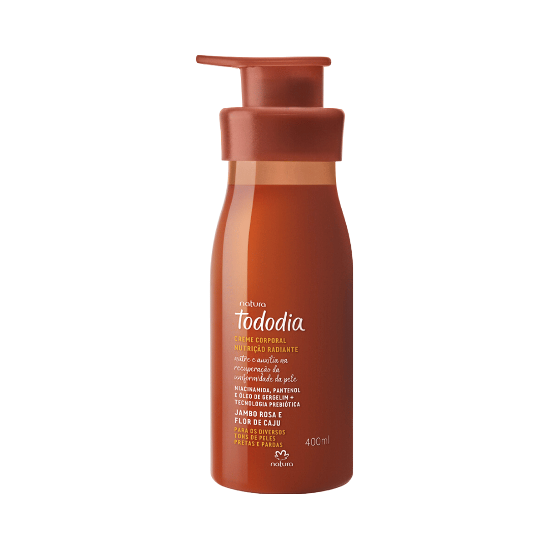 Creme Corporal Nutrição Radiante Todo Dia Jambo Rosa E Flor De Caju 400ml