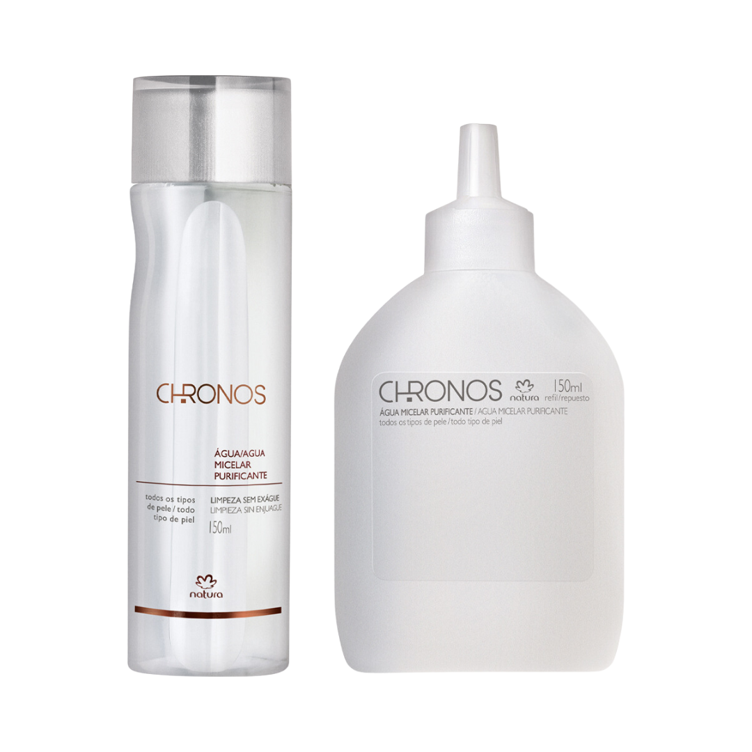 Kit Chronos Água Micelar Purificante 150 ml + 1 Refil Água Micelar Purificante 150 ml