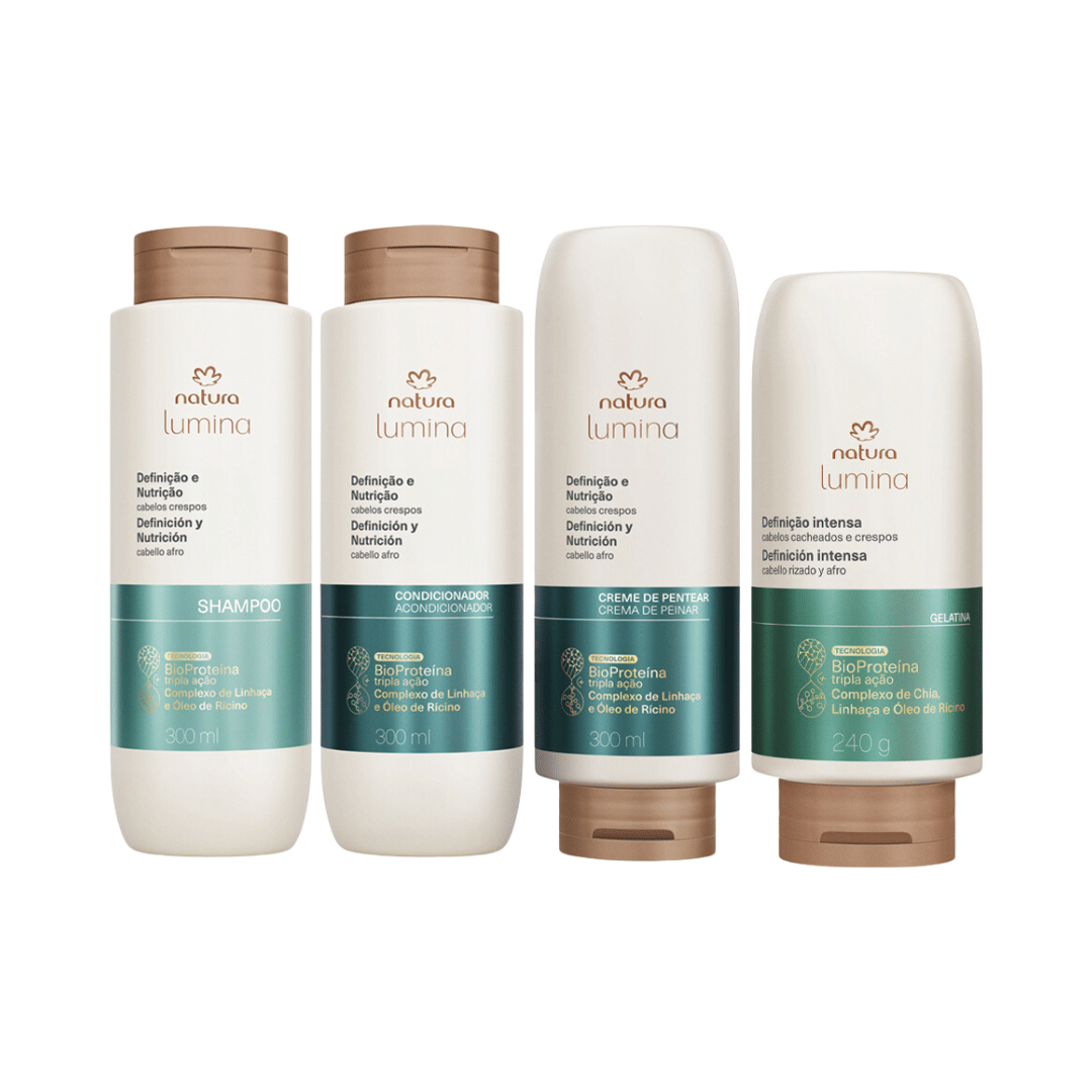 Kit Natura Lumina para Cabelos Crespos