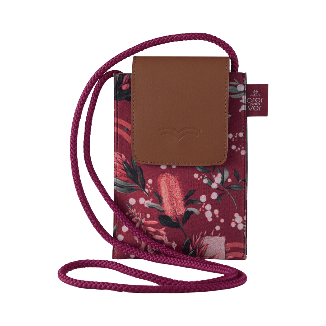 Bolsa Tiracolo com Porta-Celular Crer Para Ver