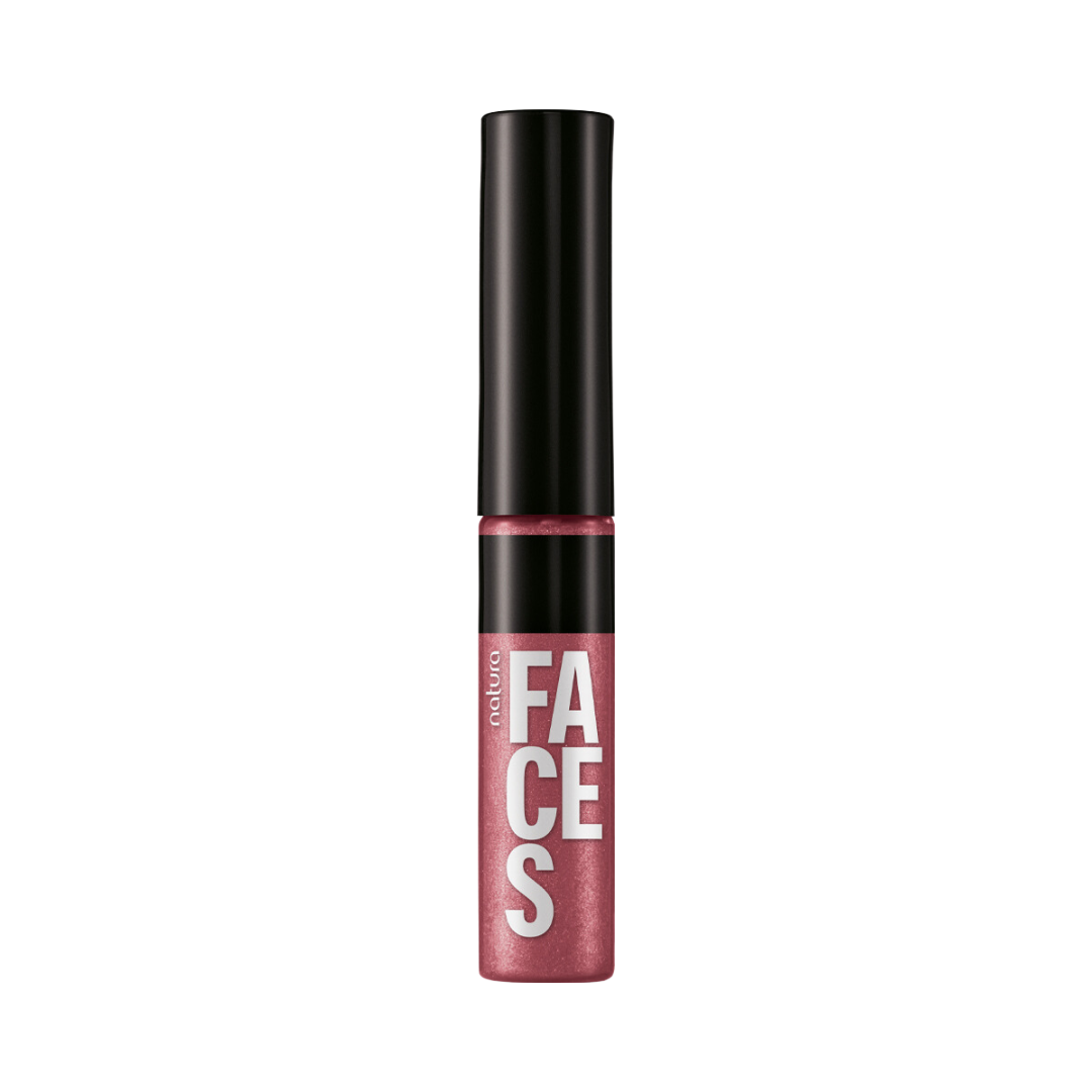 Batom Líquido Super Brilho Faces - Rosê Glam