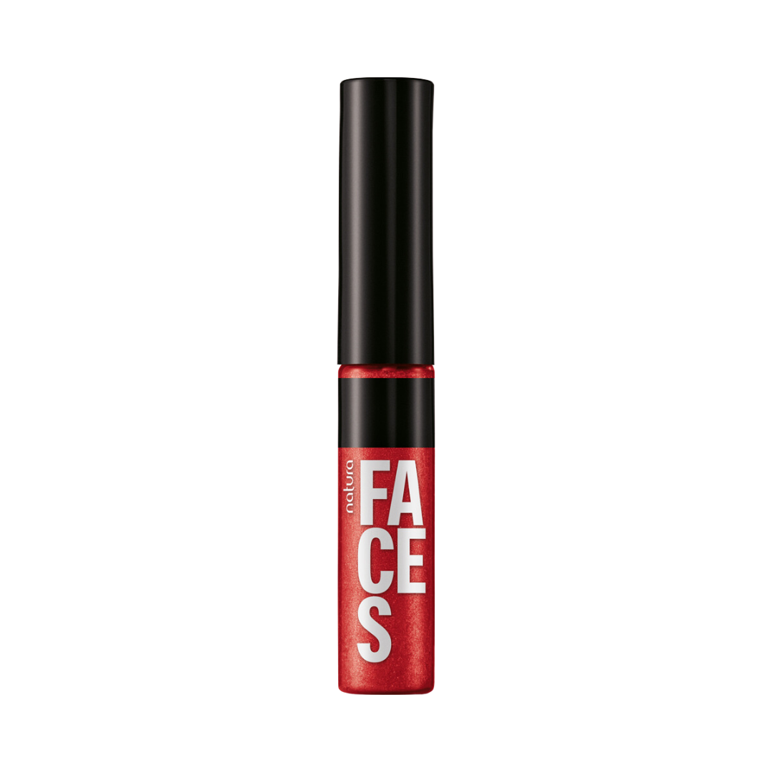 Batom Líquido Super Brilho Faces - Vermelho Love