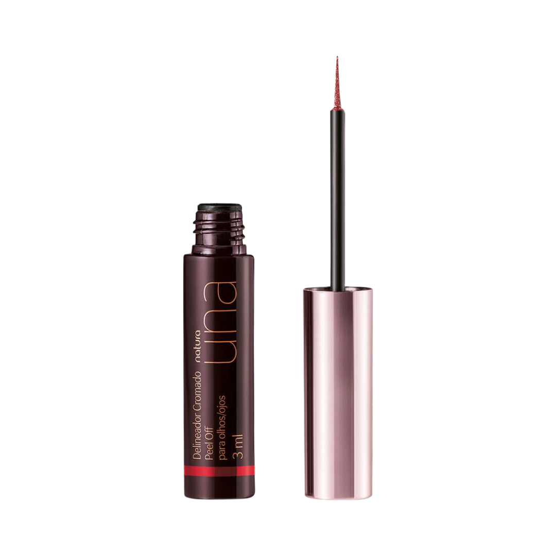 Delineador Cromado Peel Off Una - Coral Radiance