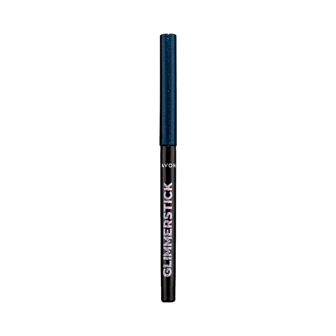 Delineador Retrátil para Olhos - Brilho Azul Marinho