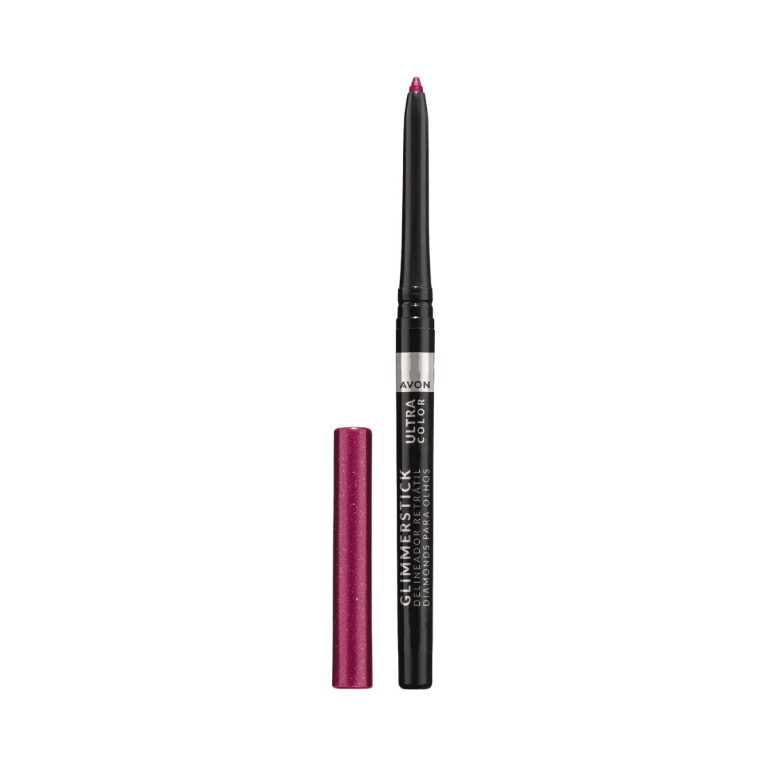 Delineador Retrátil para Olhos - Brilho Fucsia