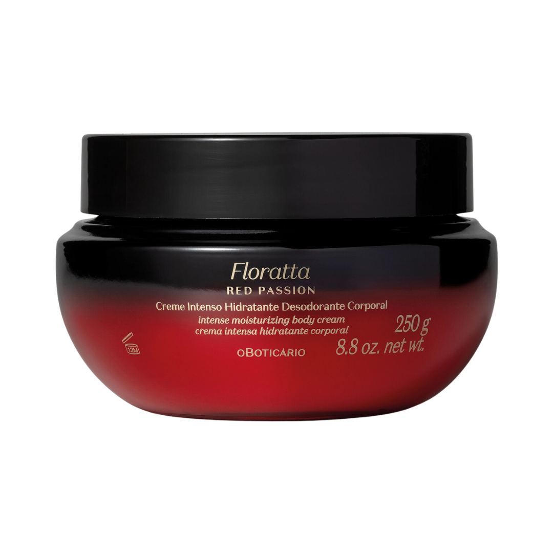 Creme Intenso Hidratante Desodorante Corporal Floratta Red Passion 250g