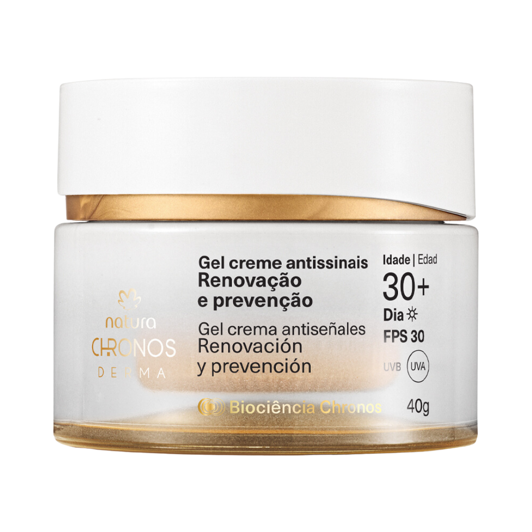 Gel Creme Antissinais Dia Renovação e Prevenção 30+ Chronos