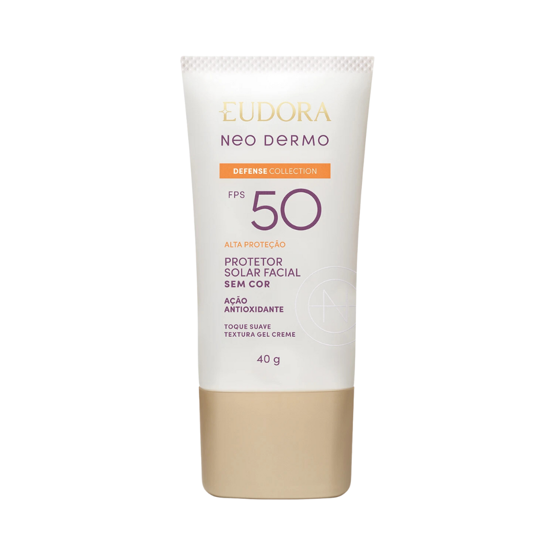 Protetor Solar Facial Sem Cor Neo Dermo Defense Collection FPS 50