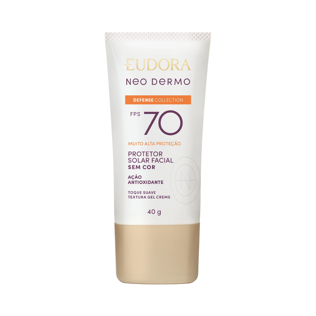 Protetor Solar Facial Sem Cor Neo Dermo Defense Collection FPS 70