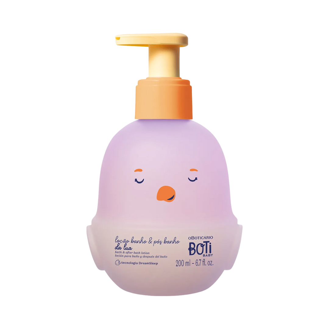 Loção Corporal Banho e Pós-Banho Boti Baby Lua 200ml