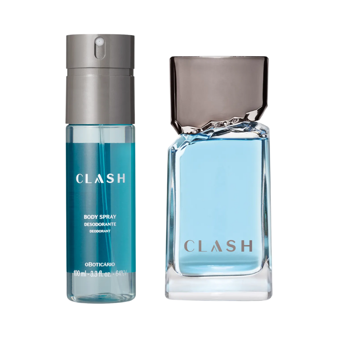 Combo Clash: Desodorante Colônia + Body Spray