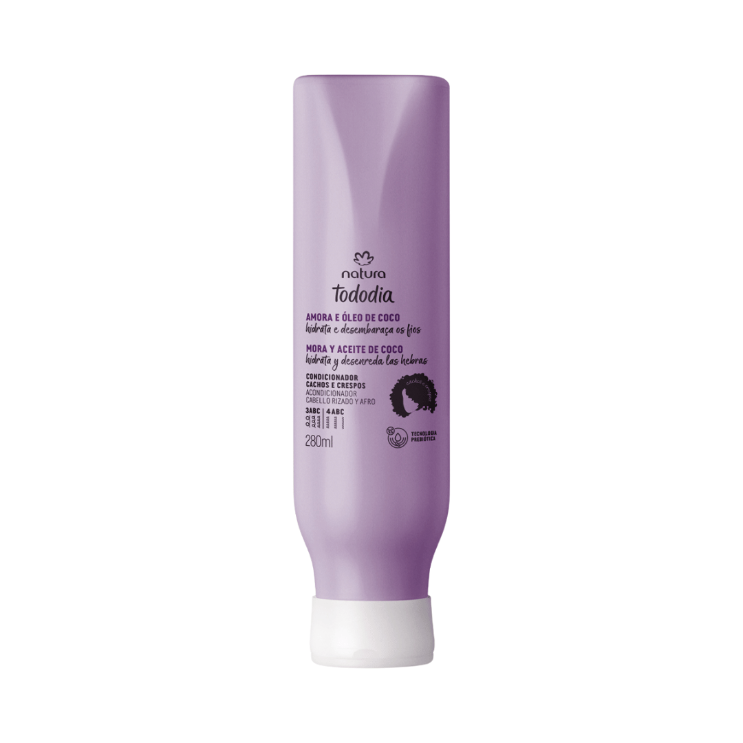Condicionador Cachos e Crespos Todo Dia Amora e Óleo de Coco 280ml