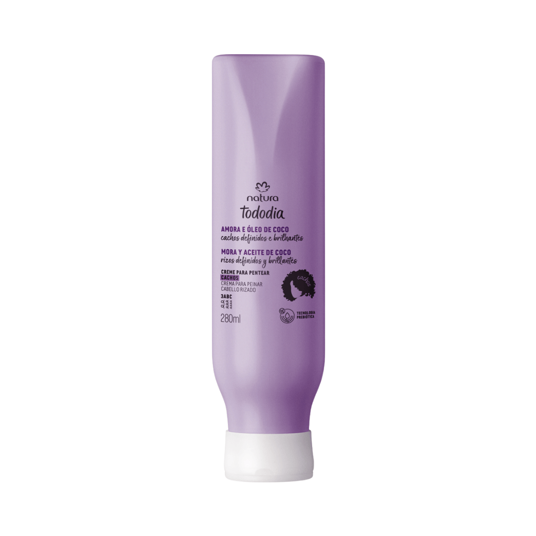 Creme para Pentear Cachos Todo Dia Amora e Óleo de Coco 280ml