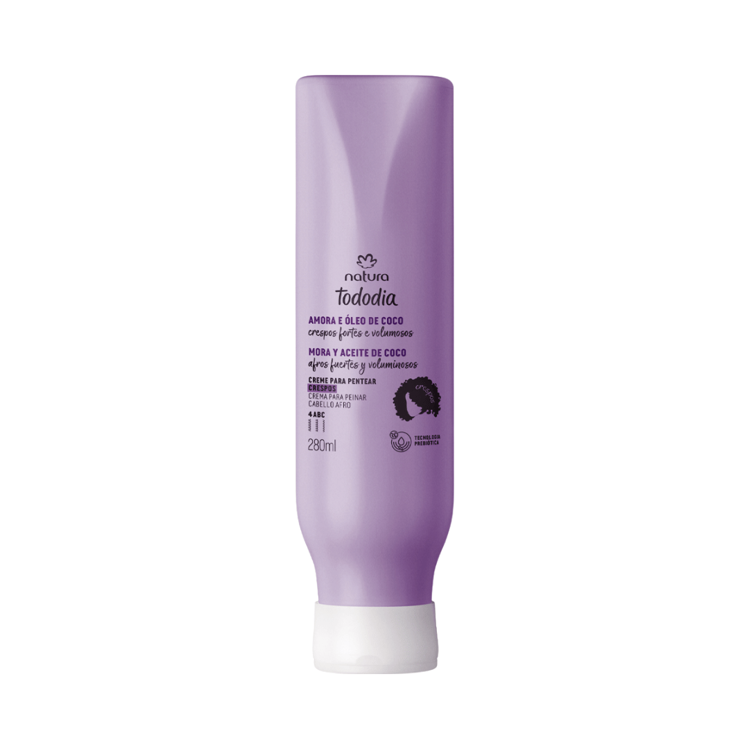 Creme para Pentear Crespos Todo Dia Amora e Óleo de Coco 280ml