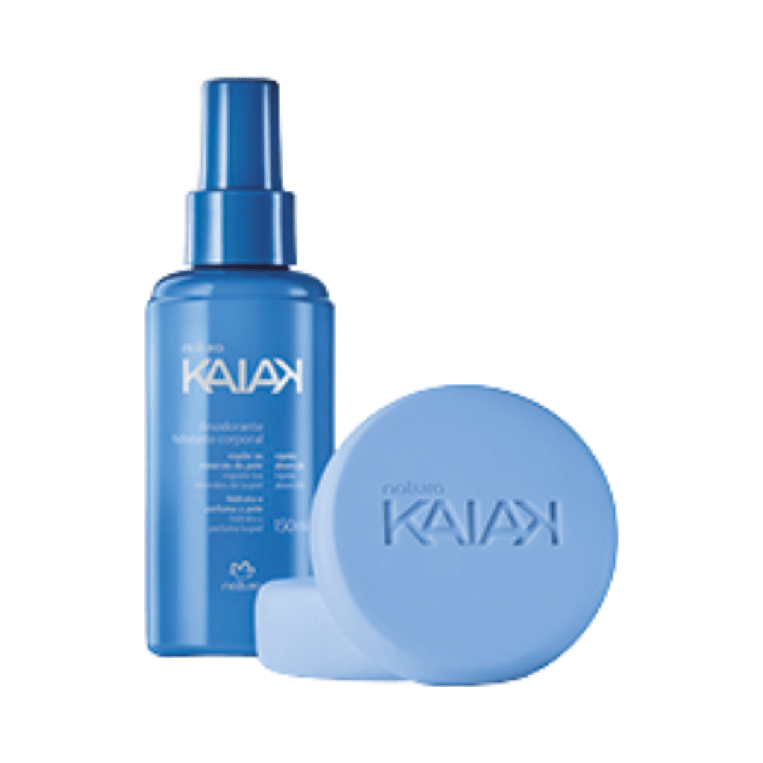 Kit Sabonete e Hidratante Corporal Kaiak Masculino