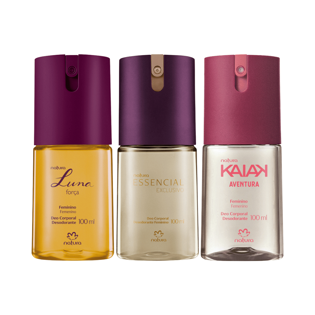 Kit Trio Desodorante Corporal Feminino