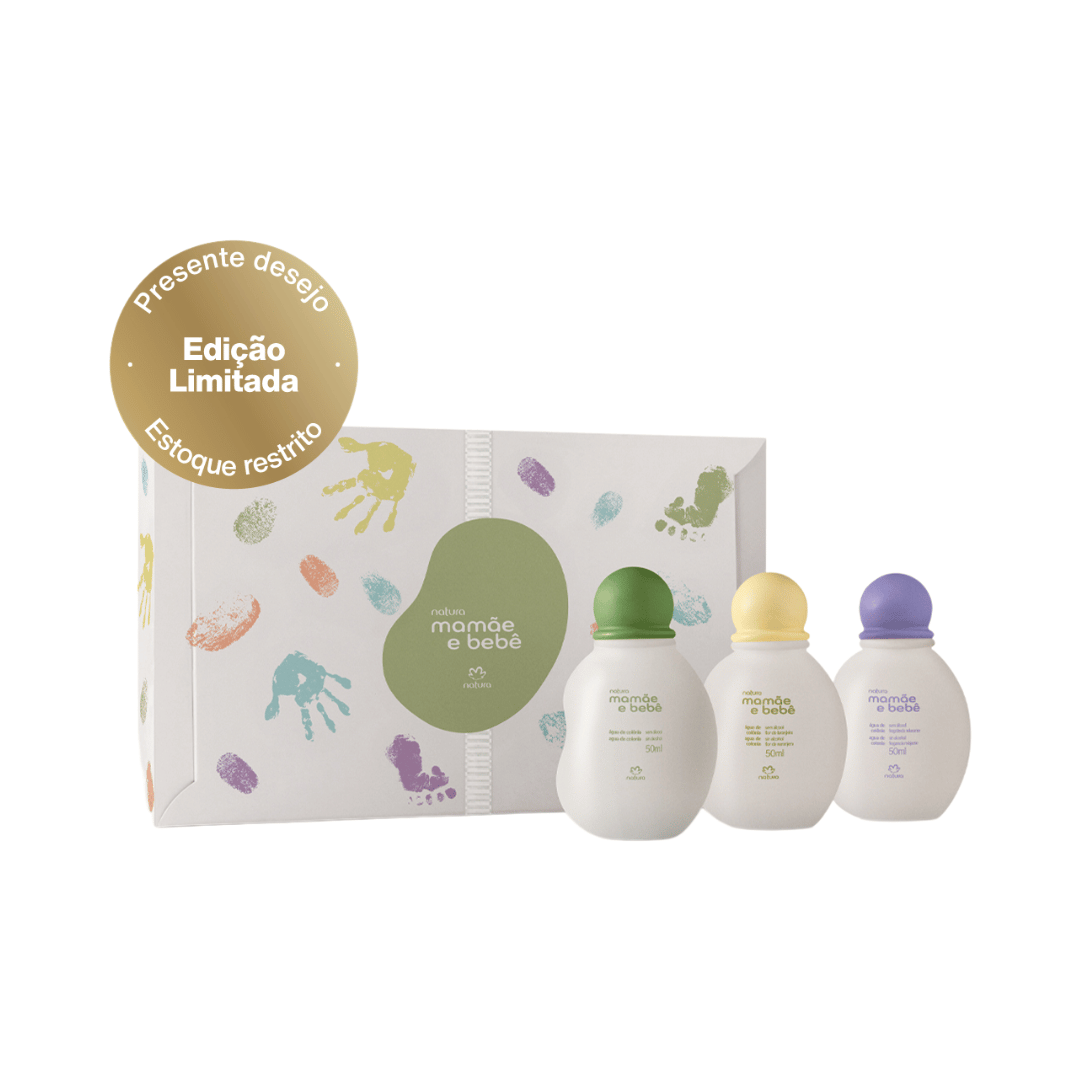 Presente Natura Mamãe e Bebê Trio de Colônias