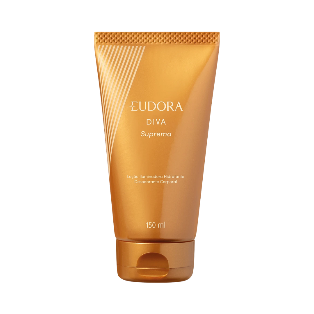 Loção Iluminadora Hidratante Desodorante Colônia Corporal Diva Suprema 150ml