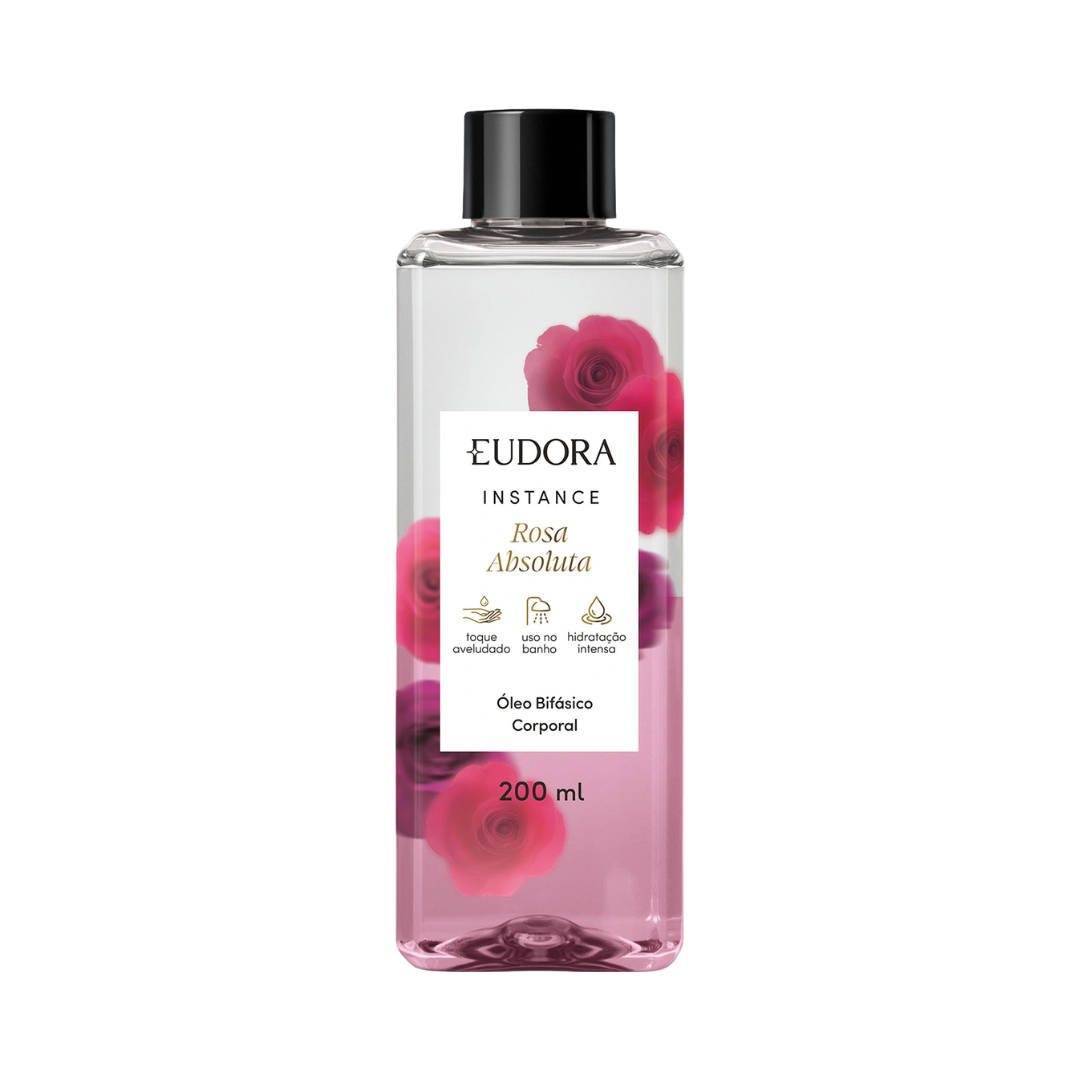 Óleo Bifásico Corporal Instance Rosa Absoluta 200ml
