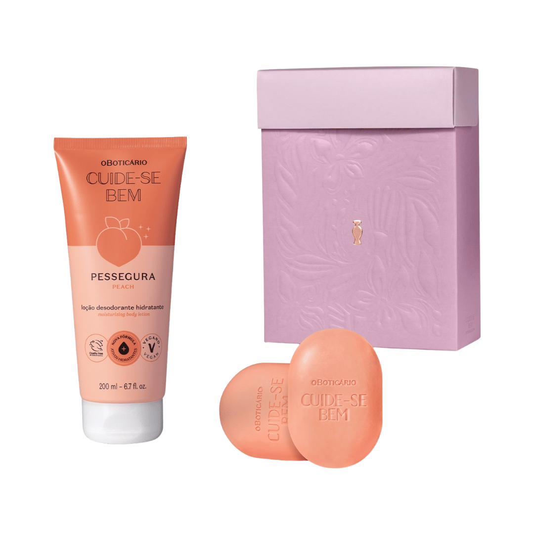 Kit Presente Dia das Mães Cuide-se Bem Pessegura (2 itens)